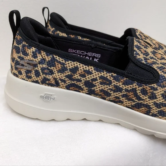 Skechers Leopard Print Go Walk Joy Fiery - Picture 11 of 13